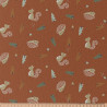 Printed Jersey FORISSON Red Tile / Forest Multicolored